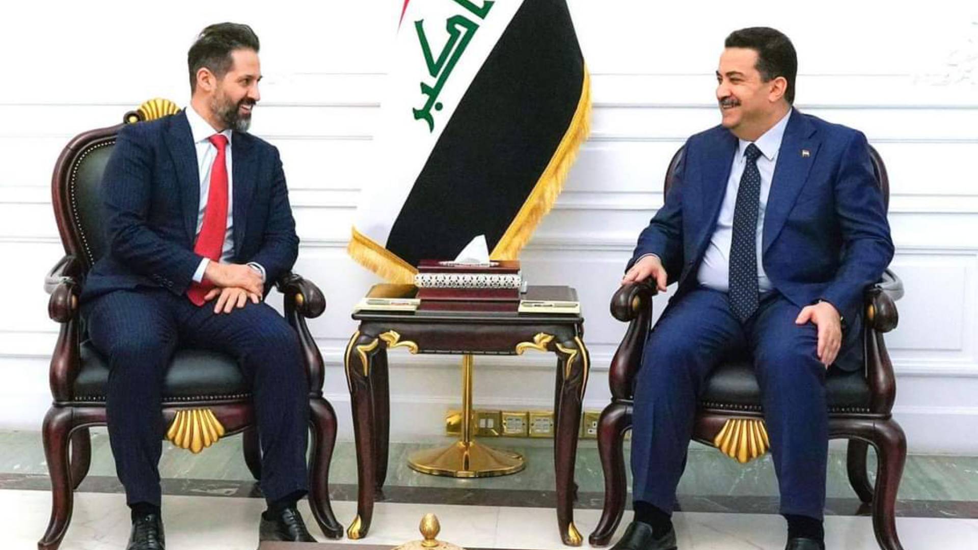  Qubad Talabani in the meeting with Iraqi Prime Minister